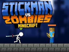 Spel Stickman vs Zombies Minecraft