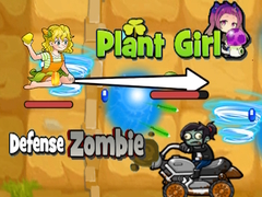 Spel Plant Girl Defense Zombie