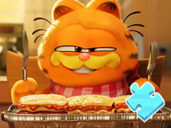 Spel Jigsaw Puzzle: Garfield And Lasagna