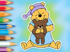 Spel Coloring Book: Winnie With Toy Bear