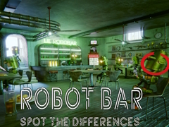 Spel Robot Bar Spot the differences