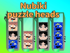 Spel Nubiki puzzle heads