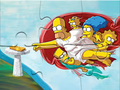 Spel Jigsaw Puzzle: Creation Of Simpsons