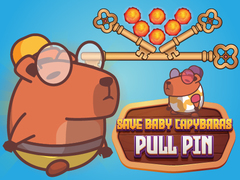 Spel Save Baby Capybaras Pull Pin