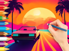 Spel Coloring Book: Sunset Driving