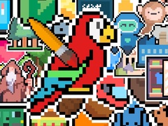 Spel The Frame: Pixel Art