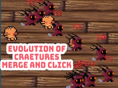 Spel Evolution of Craetures Merge and Click