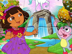 Spel Jigsaw Puzzle: Dora Wonderland