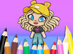 Spel Coloring Book: Avatar Life Girl