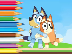 Spel Coloring Book: Bluey And Bingo Holiday