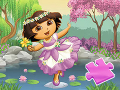 Spel Jigsaw Puzzle: Dora Lake Dance