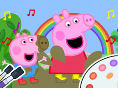 Spel Coloring Book: Peppa Pig Muddy Funny