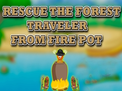 Spel Rescue the Forest Traveler from Fire Pot