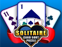 Spel Solitaire Card Sort Puzzle