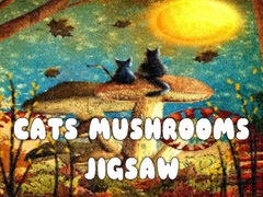 Spel Cats Mushrooms Jigsaw