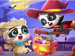 Spel Jigsaw Puzzle: Baby Panda Halloween