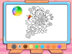 Spel Coloring Book: Flower Bouquet