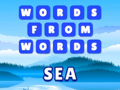 Spel Words from words: Sea