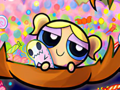 Spel Jigsaw Puzzle: Powerpuff Girl Halloween