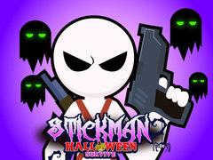 Spel Stickman Halloween Survive