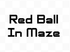 Spel Red Ball In Maze