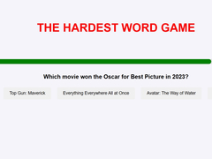 Spel The Hardest Word Game