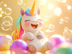 Spel Jigsaw Puzzle: Unicorn Bubble Fun