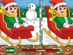 Spel Christmas Find The Differences