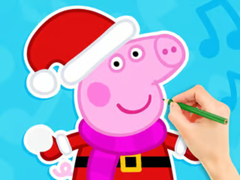 Spel Coloring Book: Peppa Pig Snowman