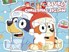 Spel Bluey Christmas Jigsaw