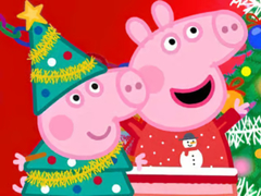 Spel Jigsaw Puzzle: Peppa Pig Christmas Preparation