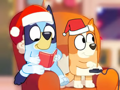 Spel Jigsaw Puzzle: Bluey Christmas Party