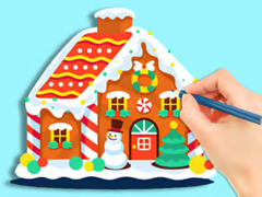 Spel Coloring Book: Gingerbread Hut