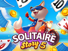 Spel Solitaire Story TriPeaks 5