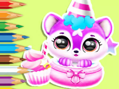 Spel Coloring Book: Baby Fluff's Birthday