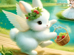 Spel Jigsaw Puzzle: Angel Bunny