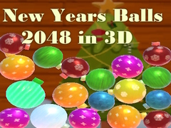 Spel New Years Balls 2048 in 3D