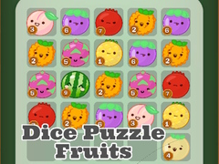 Spel Dice Puzzle Fruits