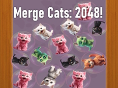 Spel Merge Cats: 2048!