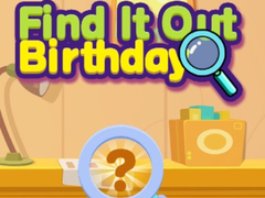 Spel Find It Out Birthday