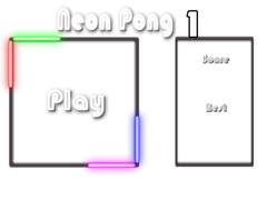 Spel Neon Pong 1