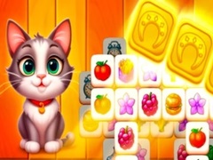 Spel Cat Town Tile Match Puzzle