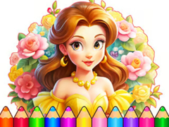 Spel Coloring Book: Flower Dress Up