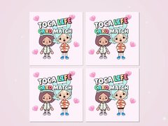 Spel Toca Life Memory Card Match