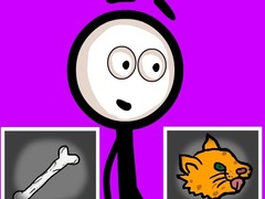 Spel Stickman Choosing actions