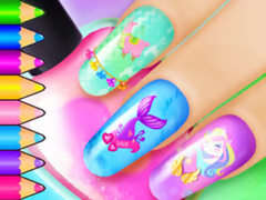 Spel Coloring Book: Nail Art Salon