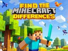 Spel Find The Differences: Minecraft