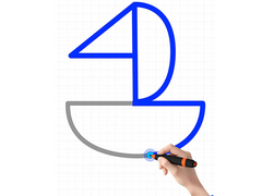 Spel Single Line Puzzle Drawing