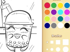 Spel Boba Tea Coloring Book for Kids