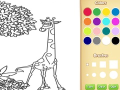 Spel Jungle Animals Coloring Book for Kids